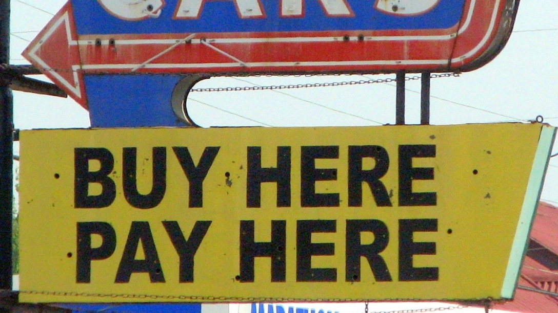 Buy here, pay here dealership